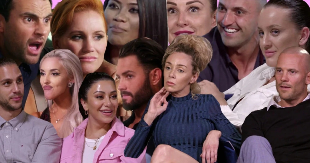 a collage of faces of participants from married at first sight australia season 6